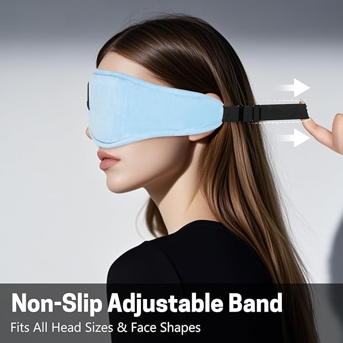 Sleep Mask with Bluetooth Headphones 3D Contour Sleeping Headphones 5.4 - Image 7