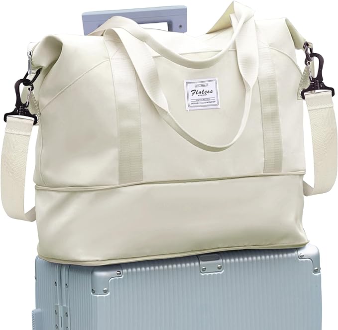 Travel Duffel Bag, Sports Tote Gym Bag, Shoulder Weekender Overnight Bag by WONHOX