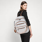 Backpack Purse for Women Laptop Backpack, Leather Travel Backpack Shoulder Bag - Image 2