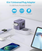 Universal Travel Adapter, VINTAR International Power Adapter - Image 4