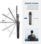 NEEWER Upgraded 80.7" Carbon Fiber Camera Tripod Monopod - Image 7