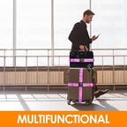 Adjustable Travel Luggage Strap Suitcase Belt Travel Bag Accessories 1.96 in W - Image 6