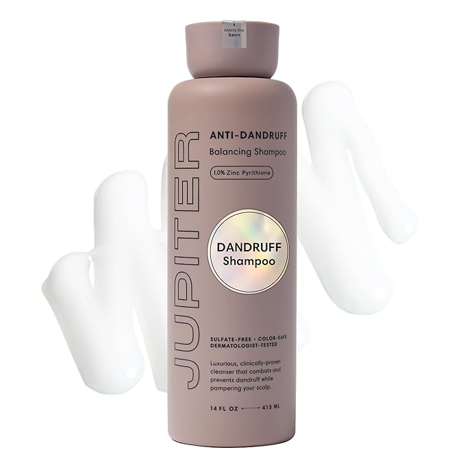 Jupiter Anti Dandruff Shampoo, for Women & Men, Physician-Formulated for Flaky by Jupiter
