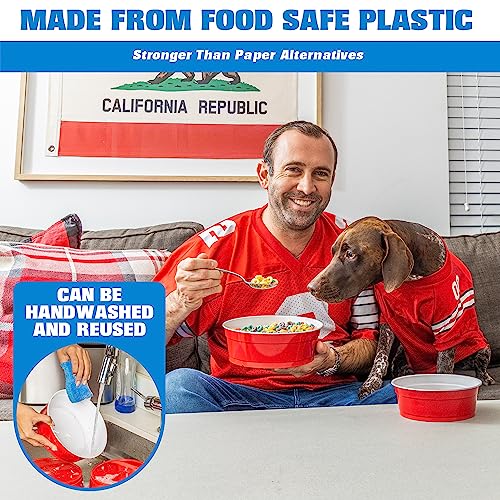 Red Party Cup Bowls (Large - 30 Pack)