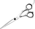 Fenice Peak Professional Straight Hair Cutting Scissors 5.5'' Barber Haircut Shears with Sharp Razor Edge 440C Hair Scissors with Ergonomic Design for Salon and Home User.