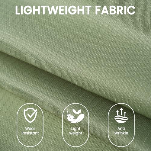 6 Set Ultralight Compression Packing Cubes Packing Organizer for Travel Accessories Luggage Suitcase Backpack (Matcha Green70D / Mesh Pattern)