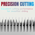 Size 30W+10W+7FW+5FW+4FW Detachable Dog,Cat,Sheep & Horse Grooming Wide Blades Set,Compatible with Andis,Oster A5,Wahl KM10 Series Clippers,Cut Length 1/50"(0.5mm) to 3/8”(9.5mm),5 Pack