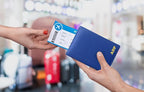 Personalized Monogrammed Cobalt Blue Leather RFID Passport Wallet - Image 7