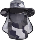 Sun Hats for Men Women Fishing Hat UPF 50+ Breathable Wide Brim Summer UV by Rosoz