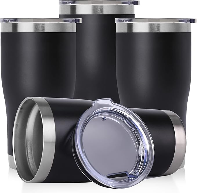 DOMICARE 20oz Tumbler with Lid Stainless Steel Tumblers Bulk, Double Wall by VisittheDOMICARE