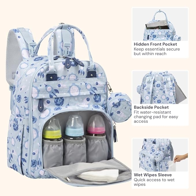 BabbleRoo Diaper Bag Backpack - Image 5