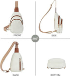 Telena Small Sling Bag for Women Leather Crossbody Fanny Packs Chest Bag for - Image 7