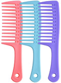 Wide Tooth comb, Large Detangling Comb for Women and Men, Durable Styling Brush for Curly, Long, Wet Hair Types - Professional Hair Care.