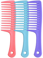 Wide Tooth comb, Large Detangling Comb for Women and Men, Durable Styling Brush for Curly, Long, Wet Hair Types - Professional Hair Care.