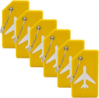 6 Pack Silicone Luggage Tag for Suitcases by MODENGKONGJIAN