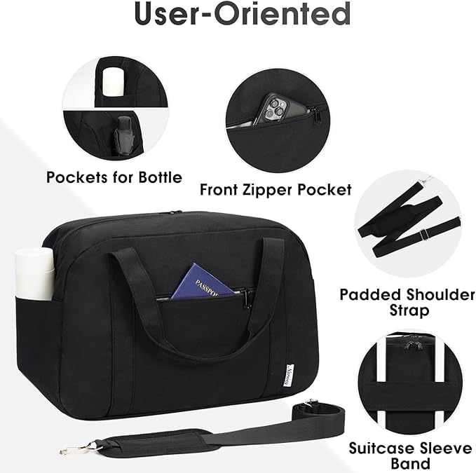 Narwey 18" Carry on Bag with Laptop Compartment 14 Inch Travel Duffel Bag - Image 6