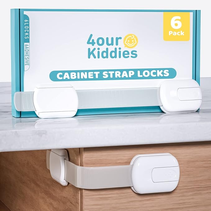 4our Kiddies Child Safety Cabinet Locks by 4ourKiddies