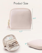 Vlando Small Travel Jewelry Organizer, Jewelry Pouch Bags, Velvet Jewelry - Image 4