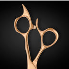 Saki Shears Gold Hair Cutting Shears Professional - 6 Inch Hairdresser Gold Scissors - Japanese Steel VG10 - Hair Salon Scissors