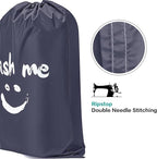 HOMEST XL Wash Me Travel Laundry Bag, Dirty Clothes Organizer, Large Enough to - Image 2