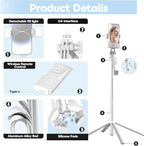71" Selfie Stick Phone Tripod - Image 6