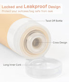 Quatish Travel Bottles for Toiletries, Original Patented Leak Proof Travel Size - Image 2