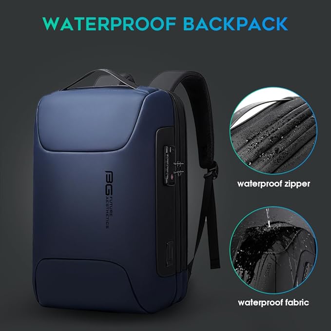BANGE Anti Theft Business Backpack Fits 15.6 Inch Laptop, Lock Backpack - Image 6