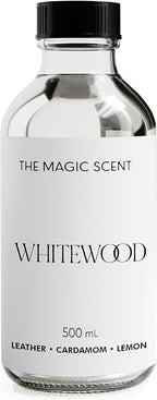 The Magic Scent Whitewood Diffuser Oil - Hotel & Home Luxury Scents Inspired by 1 Hotel Miami, Compare to My Way Diffuser Oil Scents for Home, Designed for Use in All Diffusers - 16.9 fl oz, 500 mL