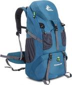 Bseash 50L Hiking Backpack, Water Resistant Lightweight Outdoor Sport Daypack by Bseash