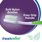 FRESHMINT Individually Wrapped Bulk Premium Toothbrushes, Oversized Easy Grip - Image 6
