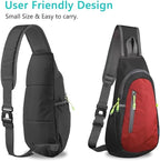 TITECOUGO Small Sling Bag, Lightweight Crossbody Backpack - Image 3