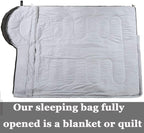 3-4 Season Portable Waterproof Envelope Sleeping Bag - Image 5