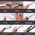 Manicure Kit, FAMILIFE Professional Manicure Set Nail Kit, 11 in 1 Stainless - Image 6