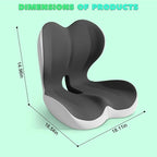 Buttocks Cushion for Office Chair Memory Foam Seat Pad for Butt Support - Image 2