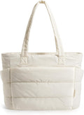 BAGSMART Tote Bag for Women, Lightweight Puffy Tote Bag by BAGSMART
