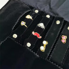 Velvet Travel Jewelry Case Roll Bag Organizer - Image 9