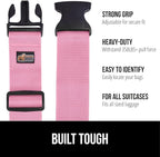 GORILLA GRIP Heavy Duty 8 Pack Adjustable Luggage Straps - Image 2