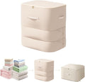 Ultra Space Saving Self Compression Organizer, 2025 New 3-Layer Zipper Large by JUPITERWARRIOR