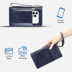 CONTACTS Passport Wallet Leather Family Passport Holder - Image 9