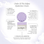 good light Order of the Eclipse Hyaluronic Face Cream. Hydrating Facial Moisturizer & Overnight Face Lotion With Hyaluronic Acid For Dry & Sensitive Skin. Vegan Korean Skin Care, 1.69 Fl. Oz.