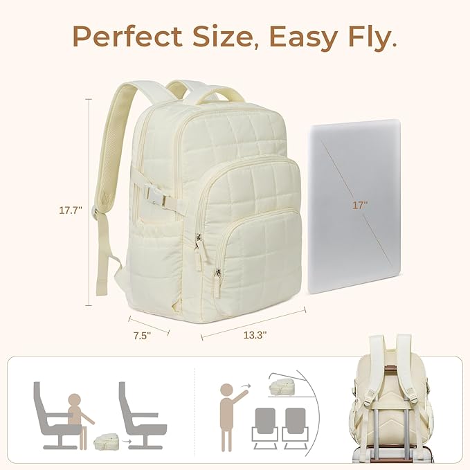 CLUCI Wrinkle-Resistant Laptop Backpack - Image 3