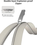 aji Expandable Top Opening 26 Inch Checked Luggage - Image 9