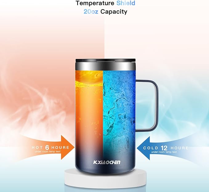KXIAOCHEN 20oz Insulated Coffee Mug - Image 5