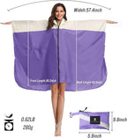 SaphiRose Unisex Rain Poncho Hooded Waterproof Raincoat - Image 5