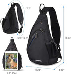 mixi Sling Bag Men Backpack Unisex One Shoulder Bag Hiking Travel Backpack - Image 2
