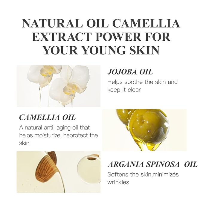 Triple Vitamin C Dark Spots Correction Capsules Serum For Face,Camellia VE Anti-Aging Essence For Women To Tighten Sagging Skin And Reduce Fine Lines Niacinamide serum For Women