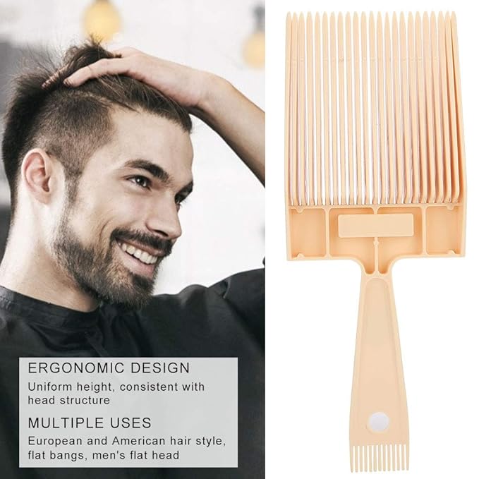 Professional Flat Top Comb, Styling Tools & Appliances Hair Combs Portable Salon Barber Hair Styling Cutting Tool Accessories for All Hair