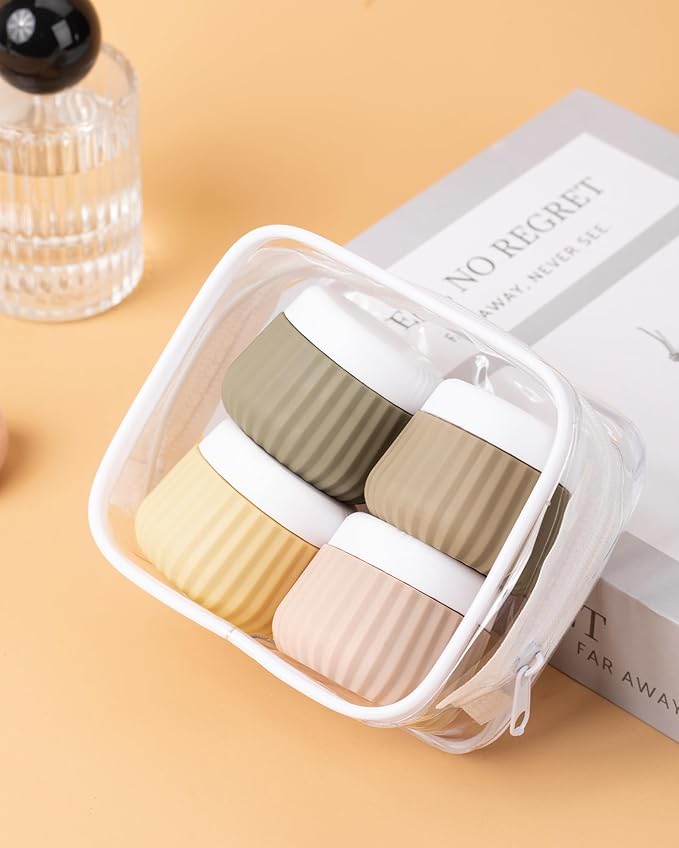 Travel Containers for Toiletries 4 Pack, TSA Approved Travel Size Toiletries - Image 5