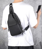 Waterproof Sling Bags Mens Shoulder Crossbody Backpack - Image 2