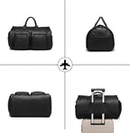 seyfocnia Convertible Travel Garment Bag, Carry on Garment Duffel Bag - Image 5